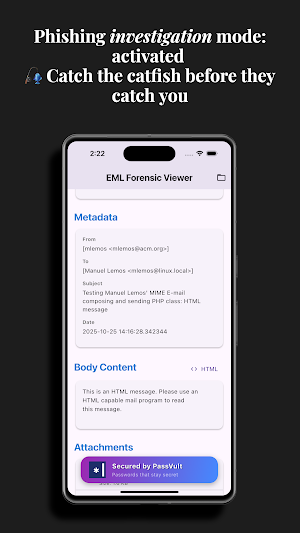 EML Forensic Viewer Screenshot 1