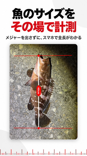 爆釣メジャー：魚のサイズ計測・釣果記録 Screenshot 2