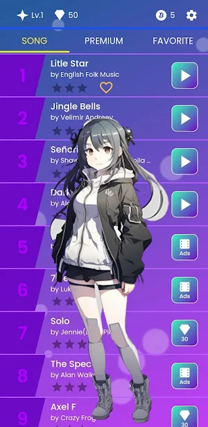 Music Nightcore Piano Tiles Screenshot 1