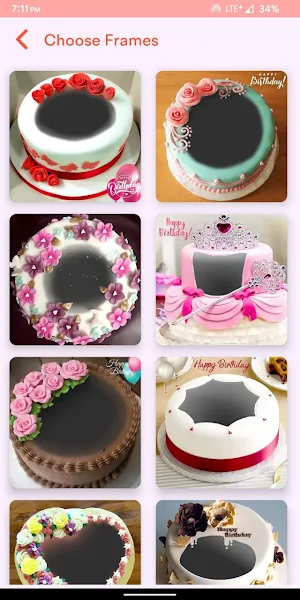 Happy Birthday Photo Frame Screenshot 2