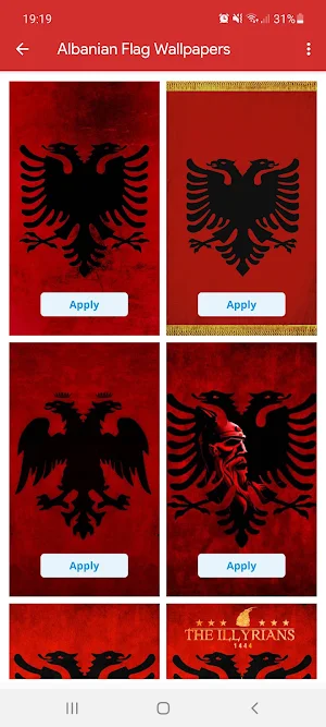 Albanian Flag Wallpapers Screenshot 0