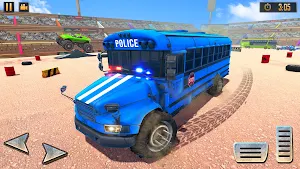 US Police Bus Demolition Derby Crash Stunts 2020 Screenshot 0