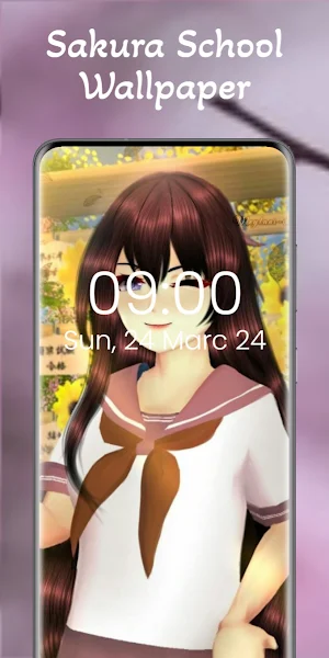 Sakura School Wallpaper Screenshot 0