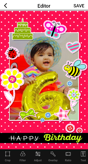 Happy Birthday Photo Editor Screenshot 2