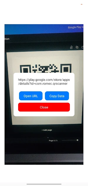 QR Code Scanner Screenshot 1