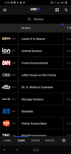 Vero TV Screenshot 1