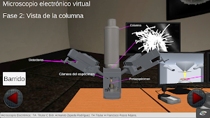Microscopio electrónico virtual Screenshot 1