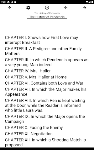 Book, The History of Pendennis Screenshot 2