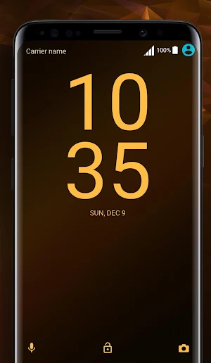 Galaxy S9 orange | Xperia™ Theme Screenshot 3