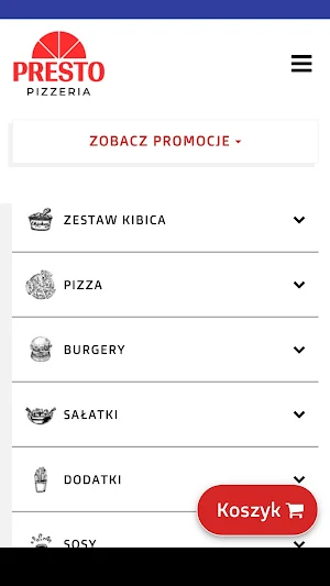 Presto Pizzeria Screenshot 0