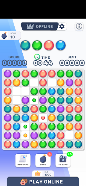 Line And Block 98 Online Screenshot 1
