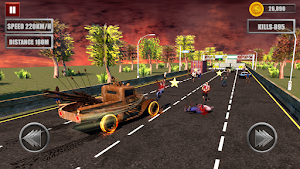 Zombie highway racing games 3D Screenshot 1