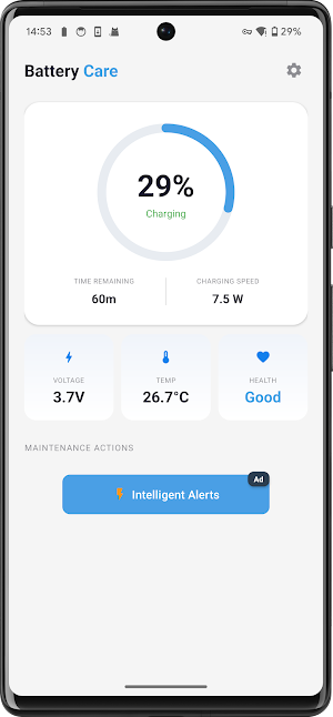 BatteryCare Screenshot 1