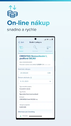 CREDITAS Invest App Screenshot 2