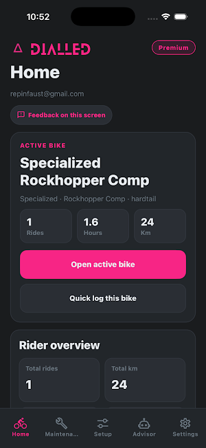 Dialled MTB Screenshot 1