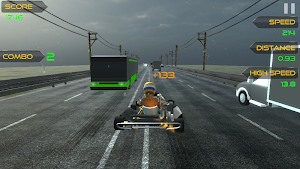 Traffic Go Kart Racer 3D Screenshot 2