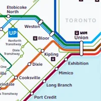 Toronto Subway Map 2025