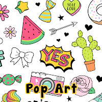 Cute Wallpaper Pop Art Theme
