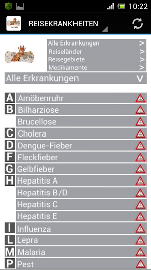 Reisekrankheiten-Safari Screenshot 2