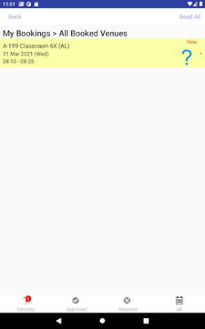 YWGS VenueBooking Screenshot 3