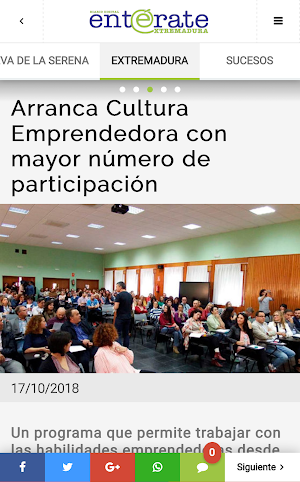 Entérate Extremadura Screenshot 2