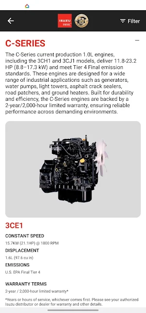 Isuzu Engines Screenshot 1