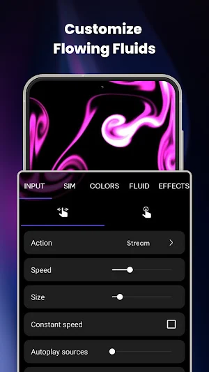 Magic Fluid: 4D Live Wallpaper Screenshot 2