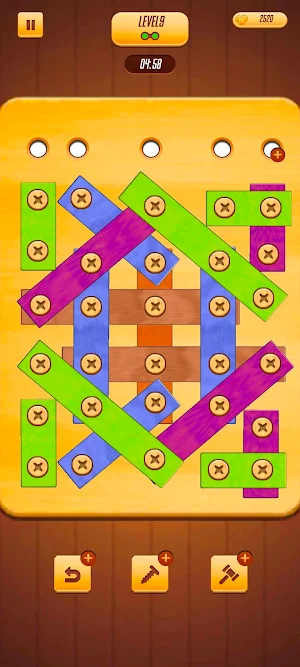 Nuts & Bolts - Wood Puzzle 3D Screenshot 2