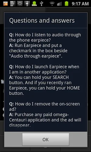 Earpiece Screenshot 2