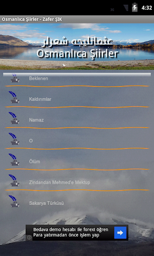 Osmanlıca Şiirler Screenshot 1