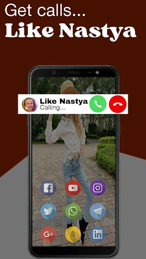 Like Nastya - Fake Video Call Screenshot 0