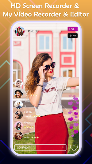HD Screen Recorder & My Video Recorder & Editor Screenshot 3