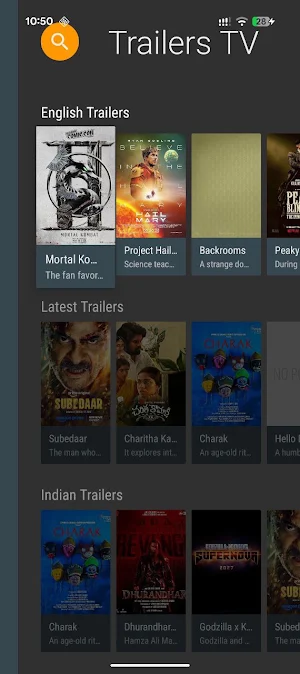 Trailers TV Screenshot 1