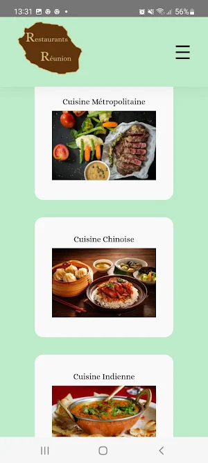 Restaurants Réunion Screenshot 1