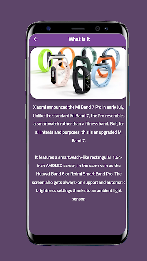 Xiaomi Mi Band 7 Watch Guide Screenshot 1