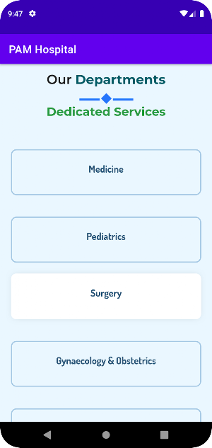 PAM  Hospital Screenshot 1
