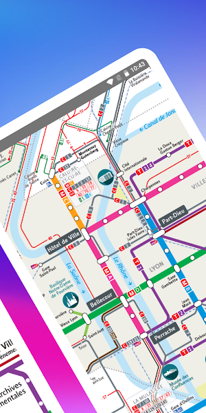 Lyon Metro Map (Offline) TCL Screenshot 2