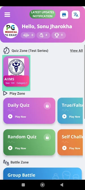 Medical PG : MEDICAL EXAM APP Screenshot 0