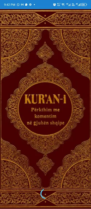 Albanian Quran Screenshot 0