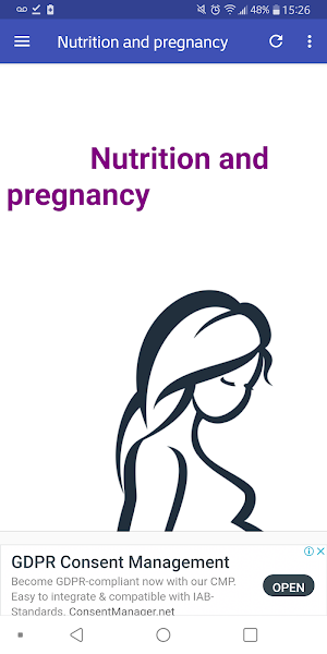 Pregnancy diet Screenshot 0