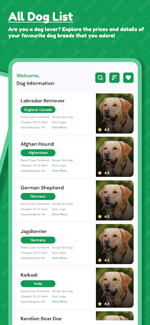Doggiepedia Screenshot 2