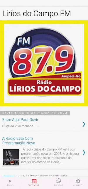 Rádio Lírios do Campo FM Screenshot 1
