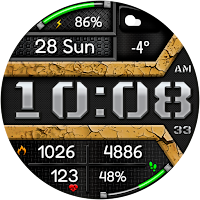 Digital DISAR Sport Watch face