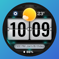 Weather Flip Animated Wear OS