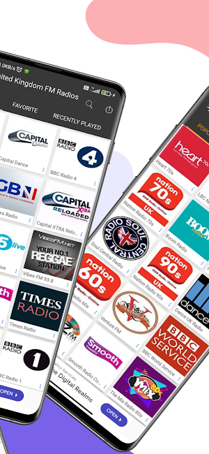 United Kingdom FM Radios HD Screenshot 1