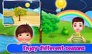 Season Learning Activities : Educational Game Screenshot 0