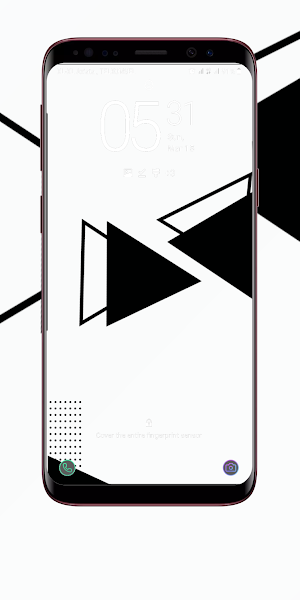 Black And White Wallpaper Screenshot 1