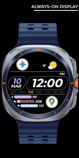 Night 31D - Digital Watch Face Screenshot 2