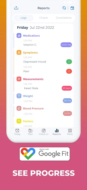 Symptom Tracker Screenshot 3