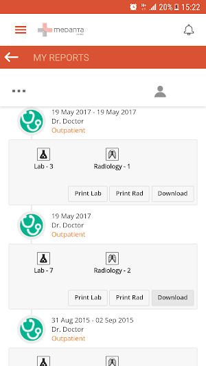 Medanta eCLINIC - Consult Medanta Doctors Online Screenshot 3